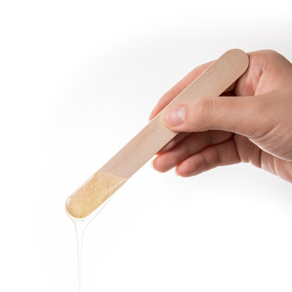 Professional Spa Quality - Wood Wax Applicator For Hair Removal - (100 Large Sticks)